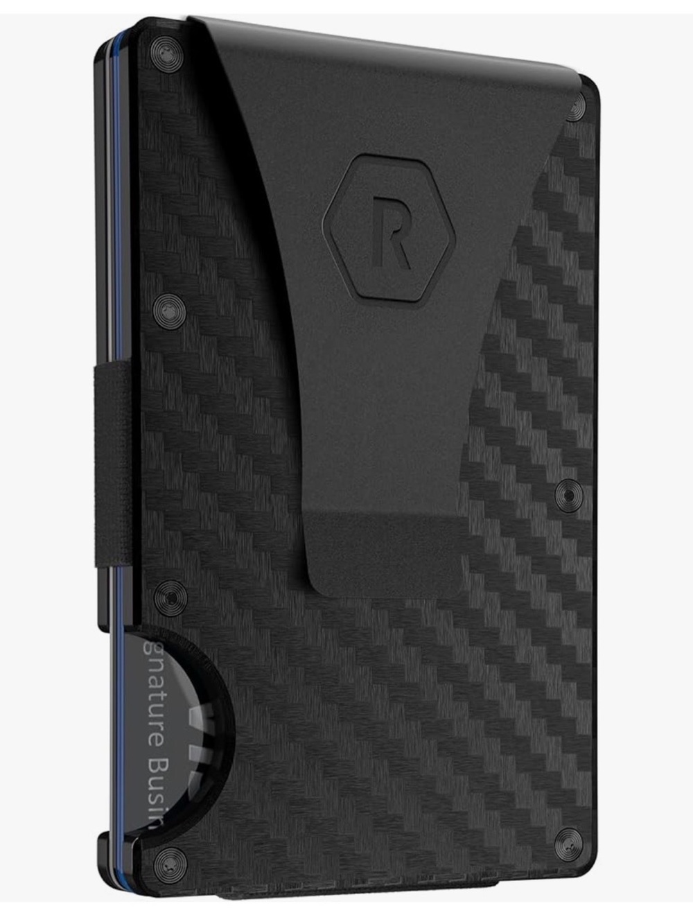 Ridge Carbon Fiber Wallet with Box and Patch - Black - Picture 9 of 10